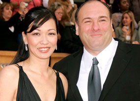Deborah Lin, James Gandolfini Deborah Lin, James Gandolfini